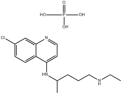 Desethyl chloroquine diphosphate  Structure